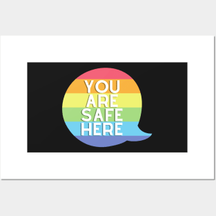 You Are Safe Here Posters and Art